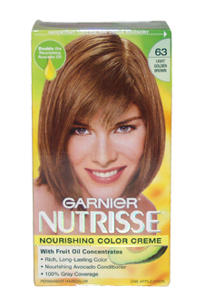Nutrisse Nourishing Color Creme #63 Light Golden Brown Garnier Image