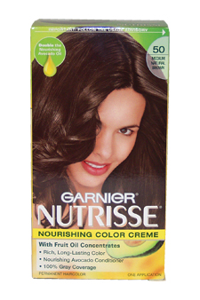 Nutrisse Nourishing Color Creme #50 Medium Natural Brown Garnier Image