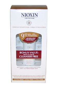 System 3 Thinning Hair Kit For Fine Chemically Enh. Normal - Thin Hair Nioxin Image