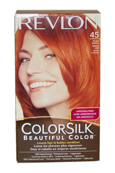ColorSilk Beautiful Color #45 Bright Auburn Revlon Image