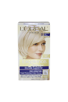 Excellence Creme Blonde Supreme # 01 High-Lift Extra Light Ash Blonde - Cooler LOreal Image
