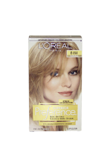 Superior Preference Fade-Defying Color # 8 Medium Blonde -Natural LOreal Image