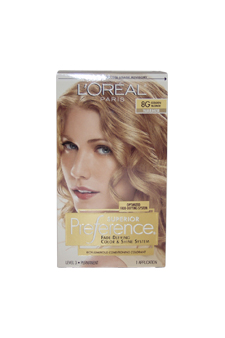 Superior Preference Fade-Defying Color # 8G Golden Blonde - Warmer LOreal Image