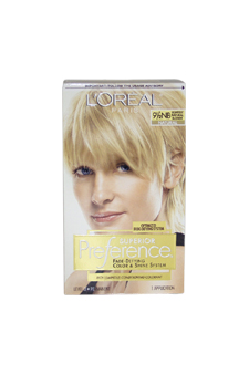 Superior Preference Fade-Defying Color # 9.5 NB Lightest Natural Blonde- Natural LOreal Image