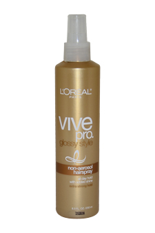 Vive Pro Glossy Style Non-Aerosol Extra Strong Hair Spray LOreal Image