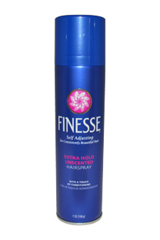 Self Adjusting Extra Hold Unscented Hair Spray Finesse Image
