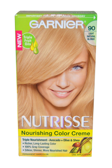 Nutrisse Nourishing Color Creme # 90 Light Natural Blonde Garnier Image