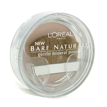 Bare Naturale Gentle Mineral Powder Compact with Brush - No. 408 Soft Ivory LOreal Image