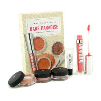 Bare Paradise 5 Piece Collection For Eyes & Lips (Prime Time + 3x Glimpse + Lip Polish)