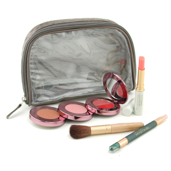 Grab & Go Just For Me MakeUp Kit ( My Steppes Makeup Kit Mystikol Just Kissed Lip&Cheek Stain Brush..... ) - # Cool Jane Iredale Image