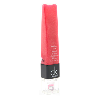 Delicious Pout Flavored Lip Gloss - # Raspberry Red with Gold Shimmer ( Unboxed ) Calvin Klein Image