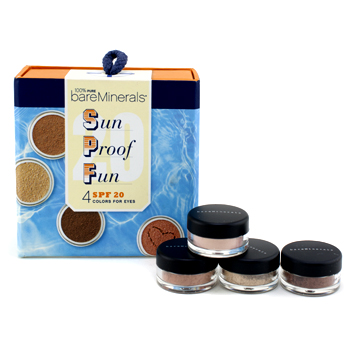 100% Pure BareMinerals Sun Proof Fun 4 SPF 20 Colors For Eyes Collection Bare Escentuals Image