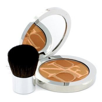 Diorskin Nude Tan Healthy Glow Enhancing Powder (With Kabuki Brush) - # 004 Sunset Christian Dior Image