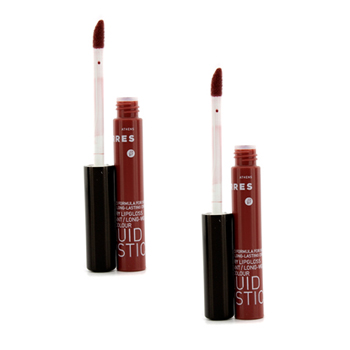 Raspberry Antioxidant Liquid Lipstick Duo Pack - #25 Natural Korres Image