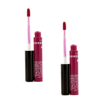 Raspberry Antioxidant Liquid Lipstick Duo Pack - #54 Fuchsia Korres Image