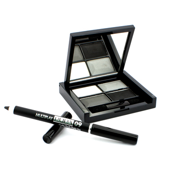 4Eyes Kit: (Eyeshadow Palette + Mini Multiplay Eye Pencil) - # Smoky Eyes Black Kit Pupa Image