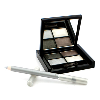 4Eyes Kit: (Eyeshadow Palette + Mini Multiplay Eye Pencil) - # I Love Silver Kit Pupa Image