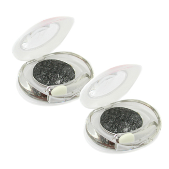 Luminys Baked Eyeshadow # 12 Shimmering Black (Unboxed Label Slightly Defect)(Duo Pack) Pupa Image