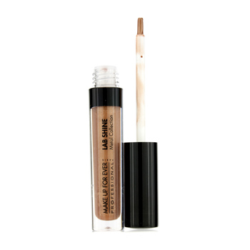 Lab Shine Metal Collection Chrome Lip Gloss - #M6 (Hazel Brown) (Unboxed) Make Up For Ever Image