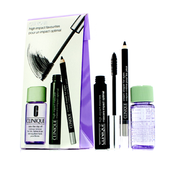 High Impact Favourites Coffret: High Impact Mascara + Cream Shaper For Eyes + Take The Day Off Makeup Remover Clinique Image