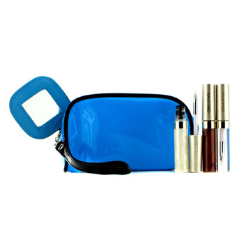 Lip-Gloss-Set-With-Blue-Cosmetic-Bag-(3xMode-Gloss-1xCosmetic-Bag)-Kanebo