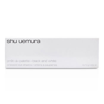 Read to Wear Palette (6x Pressed Eye Shadow) - Black and White Shu Uemura Image