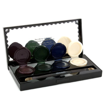 Black Tango Palette (4x Waterproof Cream Color For Eyes 1x Duo End Applicator) Make Up For Ever Image