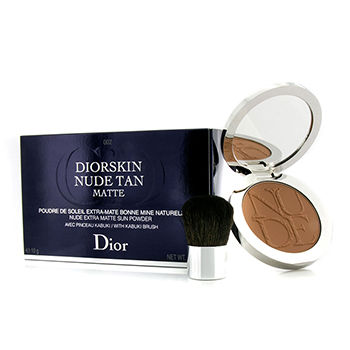 Diorskin Nude Tan Nude Extra Matte Sun Powder (With Kabuki Brush) - # 002 Matte Amber Christian Dior Image