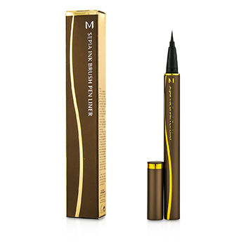 M Sephia Ink Brush Pen Liner - #Dark Brown Missha Image