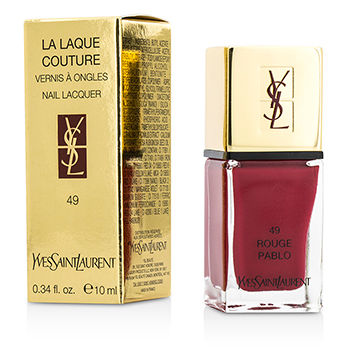 La Laque Couture Nail Lacquer - # 49 Rouge Pablo Yves Saint Laurent Image