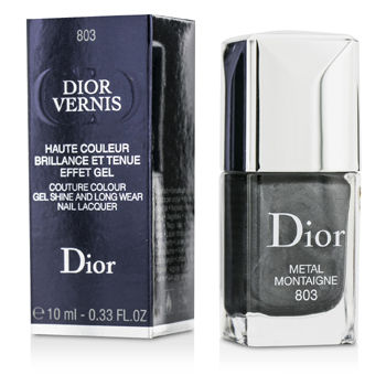 Dior Vernis Couture Colour Gel Shine & Long Wear Nail Lacquer - # 803 Metal Montaigne Christian Dior Image