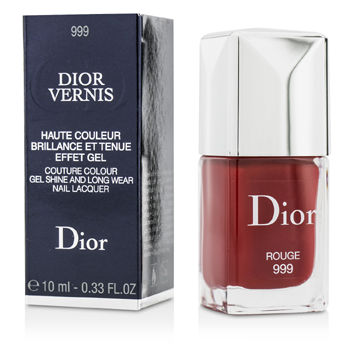 Dior Vernis Couture Colour Gel Shine & Long Wear Nail Lacquer - # 999 Rouge Christian Dior Image