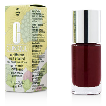 A Different Nail Enamel For Sensitive Skins - #08 Party Red Clinique Image