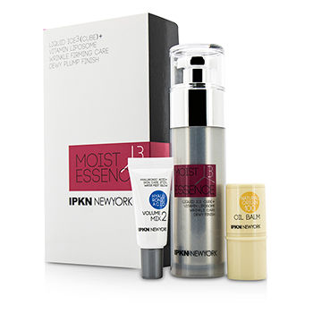 Moist Perfume Powder Pact (21 Nude Beige) 14.5g/0.51oz + Mini Hyaluronic Acid Primer IPKN New York Image