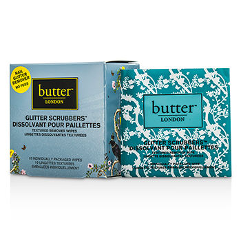 Glitter Scrubbers Textured Remover Wipes Butter London Image