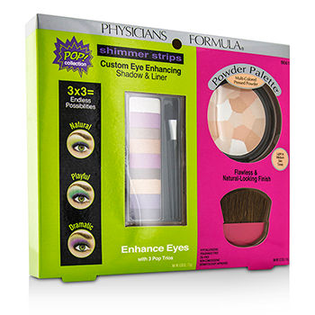 Makeup Set 8661: 1x Shimmer Strips Eye Enhancing Shadow 1x Powder Palette 1x Applicator Physicians Formula Image