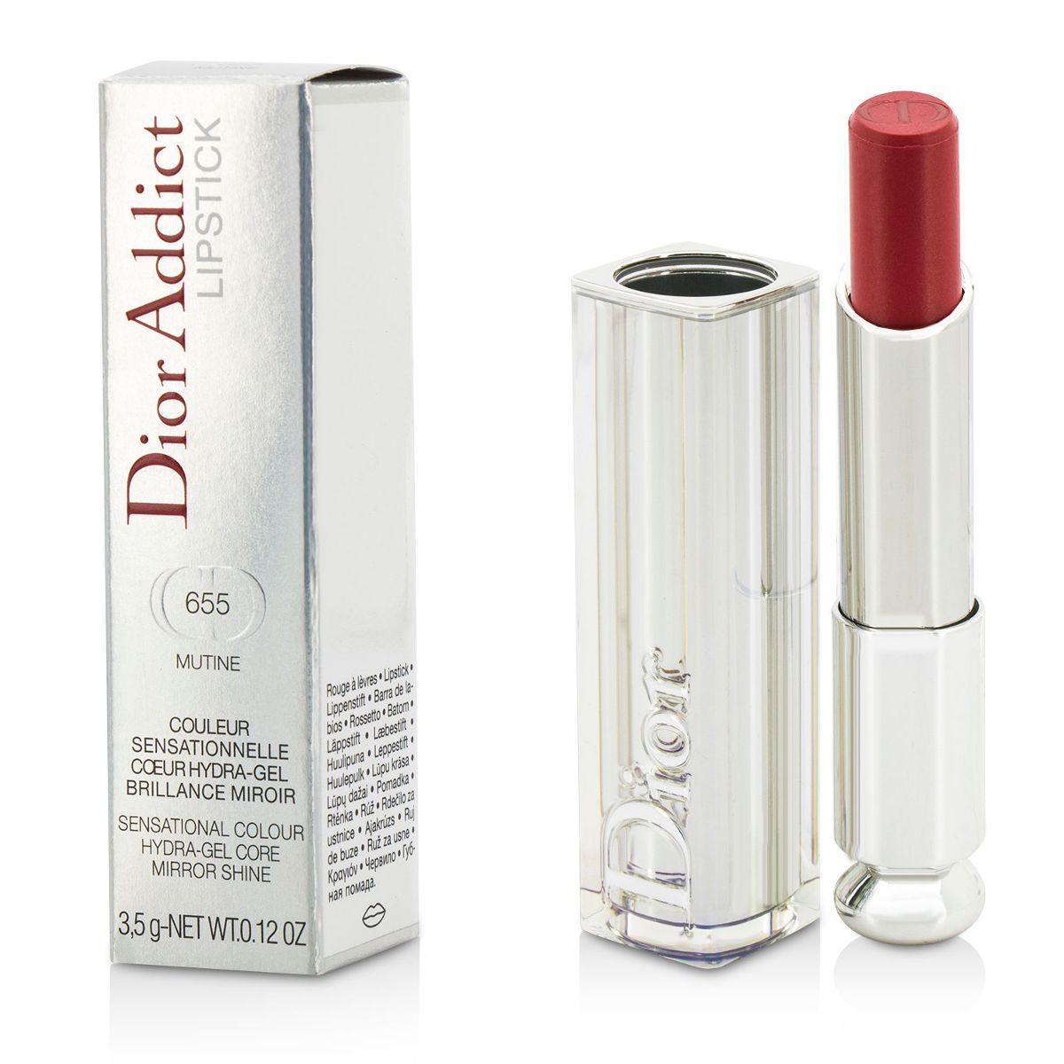 Dior Addict Hydra Gel Core Mirror Shine Lipstick - #655 Mutine Christian Dior Image