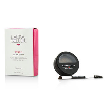 Baked Brow Tones With Double Ended Brow Brush - #Espresso Laura Geller Image