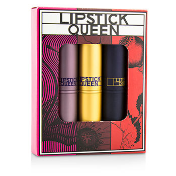 Lip Nouveau Kit: 3x Lipsticks (Butterfly Ball Fly 3.8g/0.13oz Saint Berry 3.5g/0.12oz Red Sinner 3.5g/0.12oz) Lipstick Queen Image