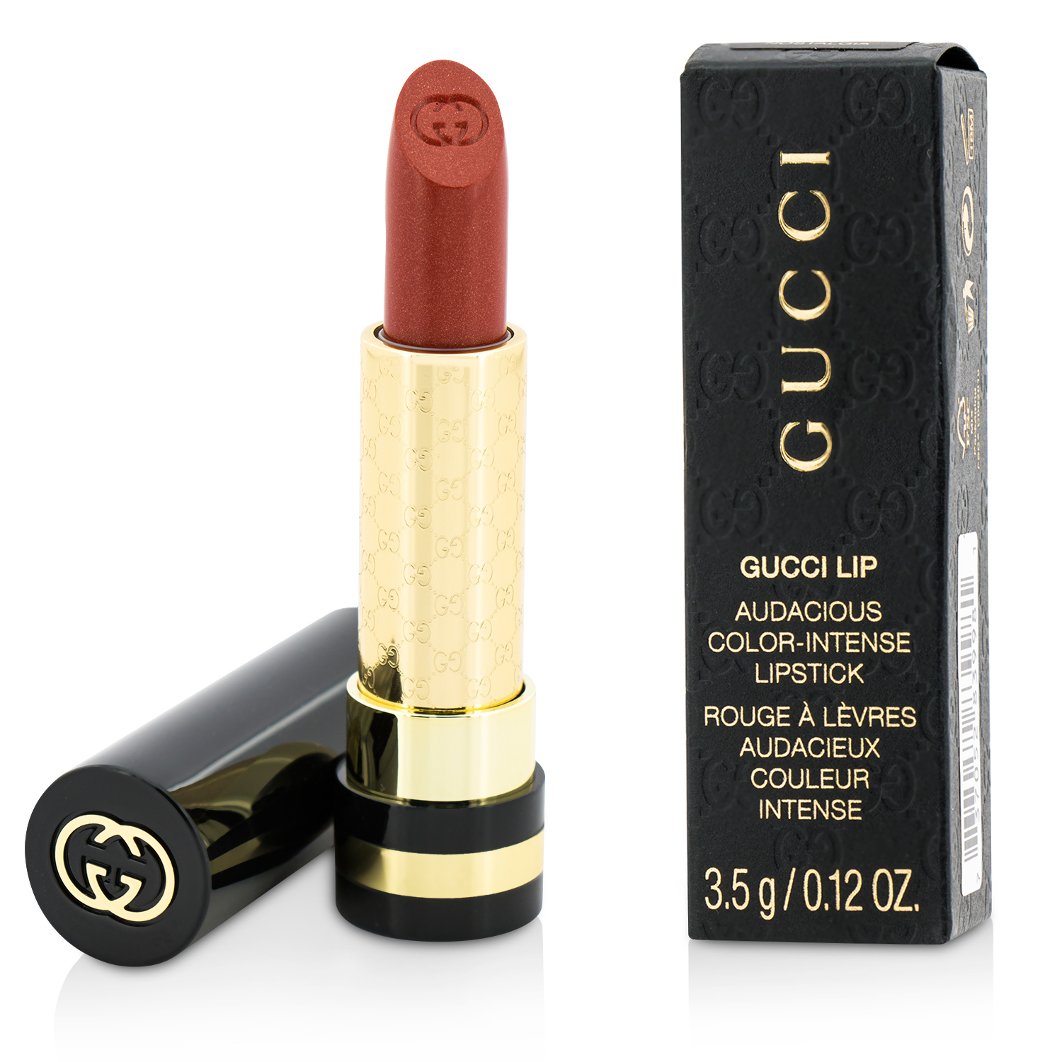 Audacious Color Intense Lipstick - #130 Antique Ruby Gucci Image