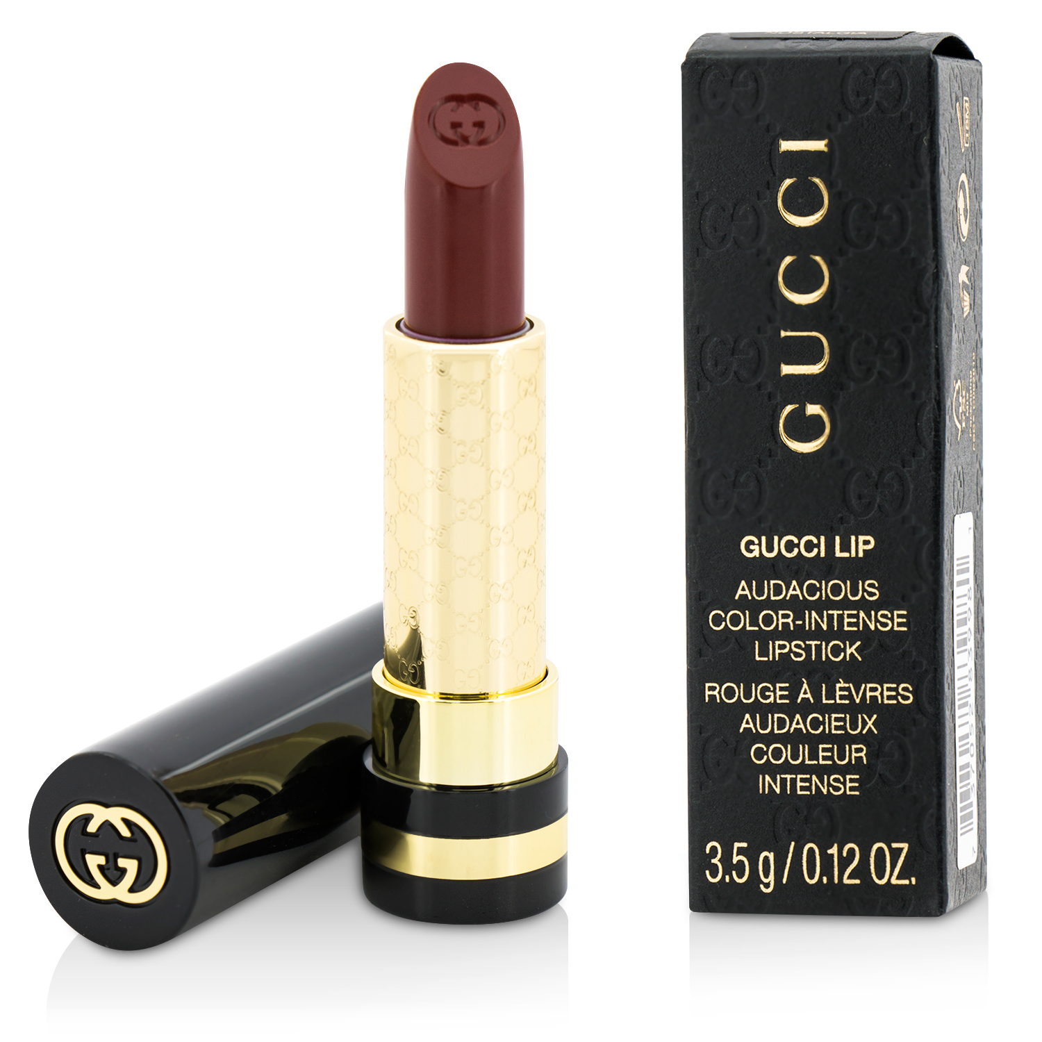 Audacious Color Intense Lipstick - #200 Velvet Burgundy Gucci Image