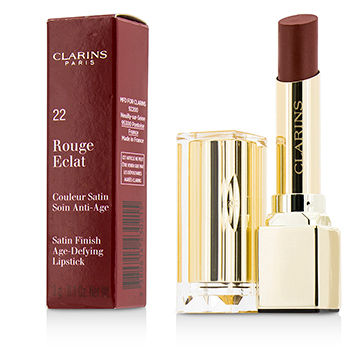 Rouge Eclat Satin Finish Age Defying Lipstick - # 22 Red Paprika Clarins Image
