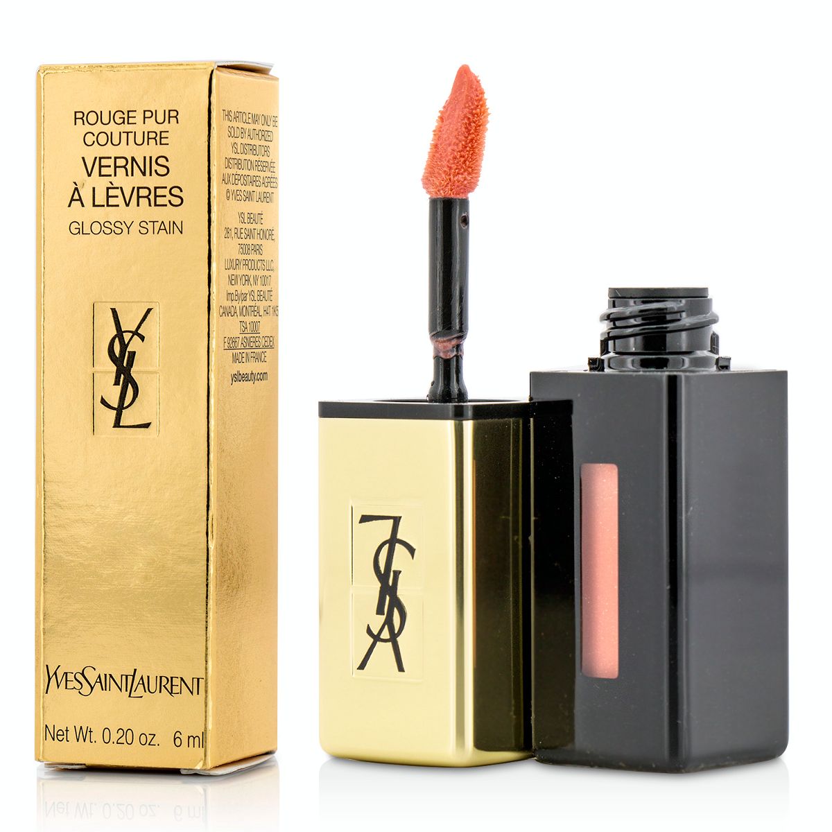 Rouge Pur Couture Vernis a Levres Glossy Stain - # 43 Rose Folk Yves Saint Laurent Image