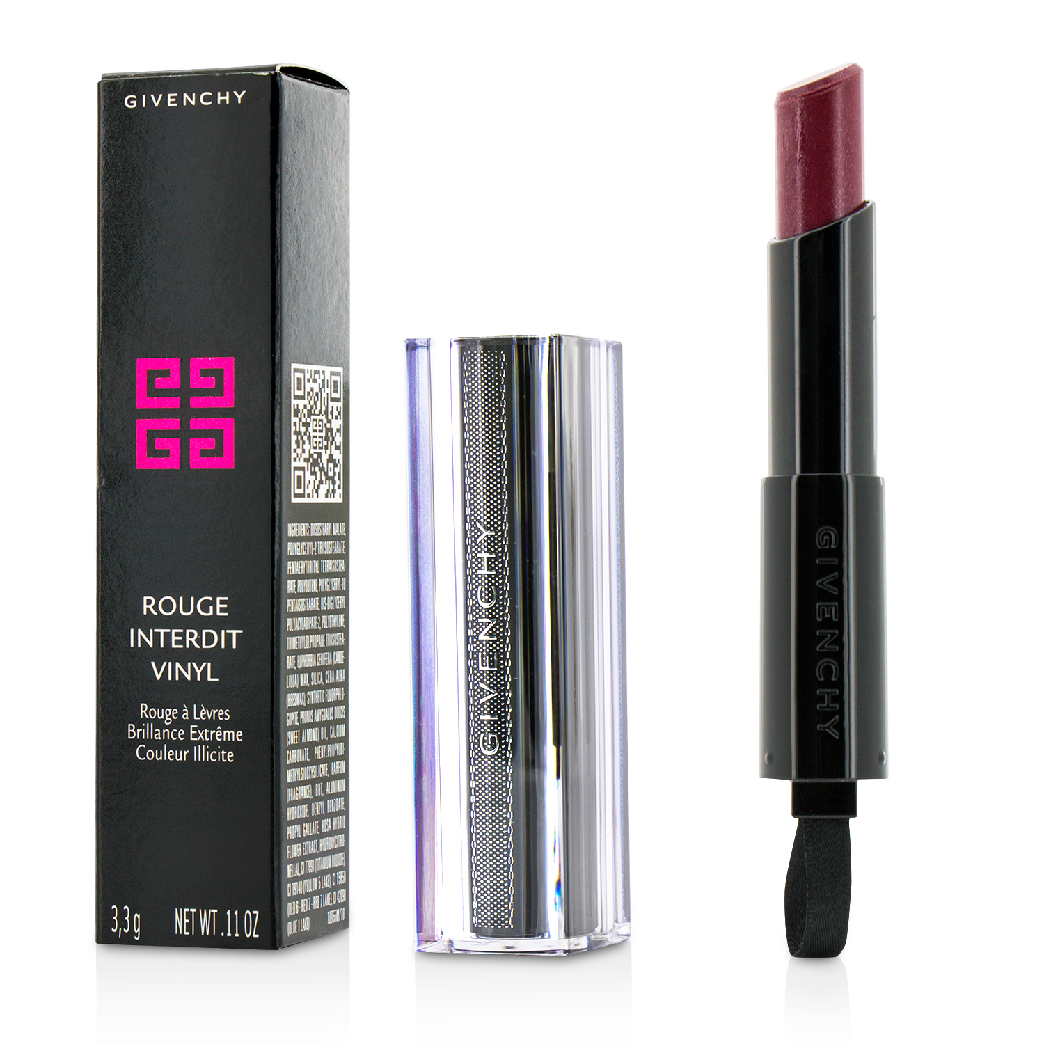 Rouge Interdit Vinyl Extreme Shine Lipstick - # 12 Grenat Envoutant Givenchy Image