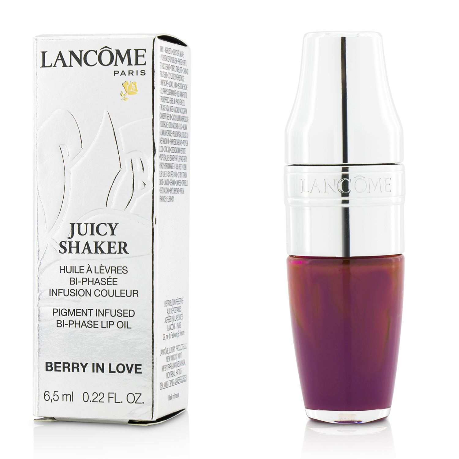 Juicy Shaker Pigment Infused Bi Phase Lip Oil - #283 Berry In Love Lancome Image
