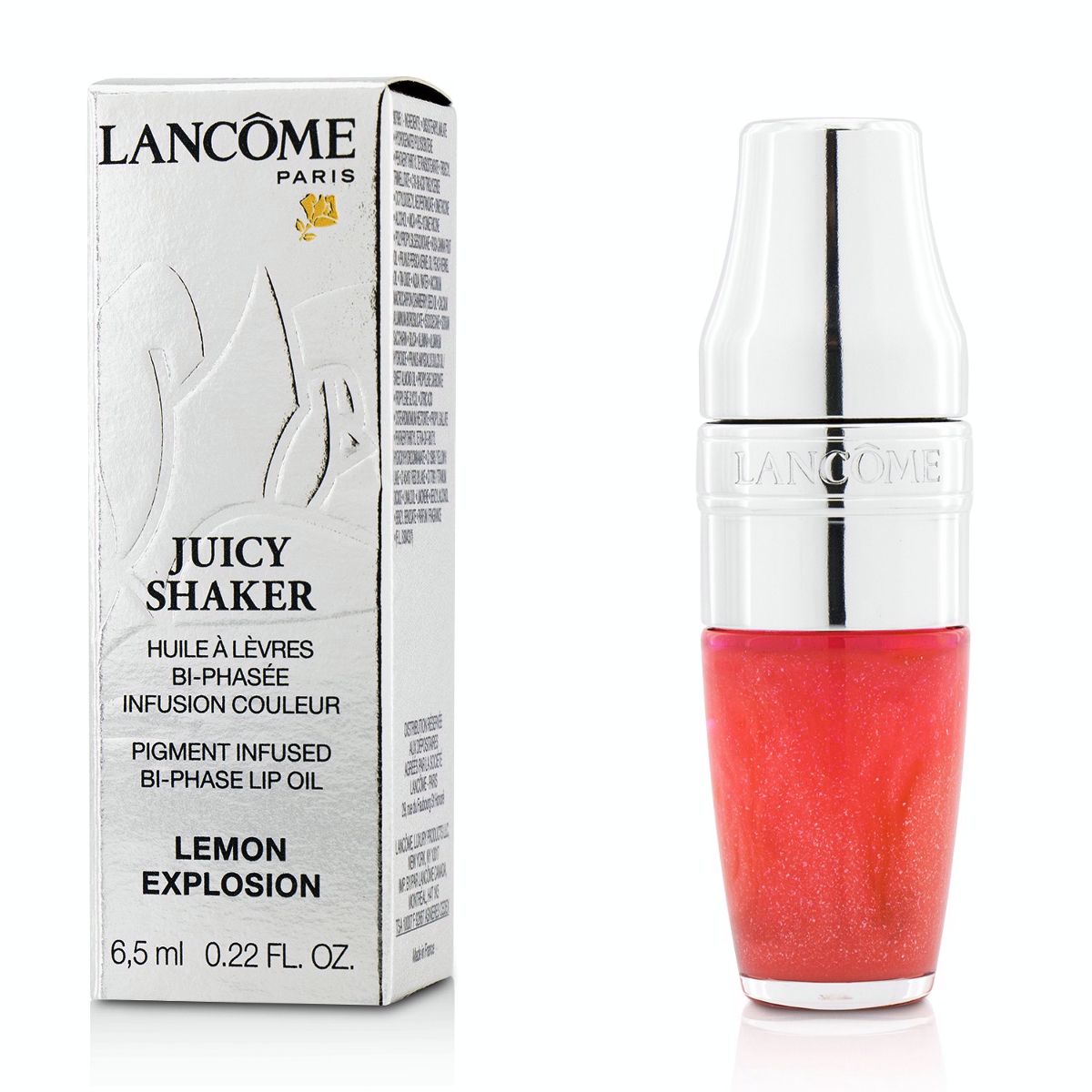 Juicy Shaker Pigment Infused Bi Phase Lip Oil - #300 Lemon Explosion Lancome Image