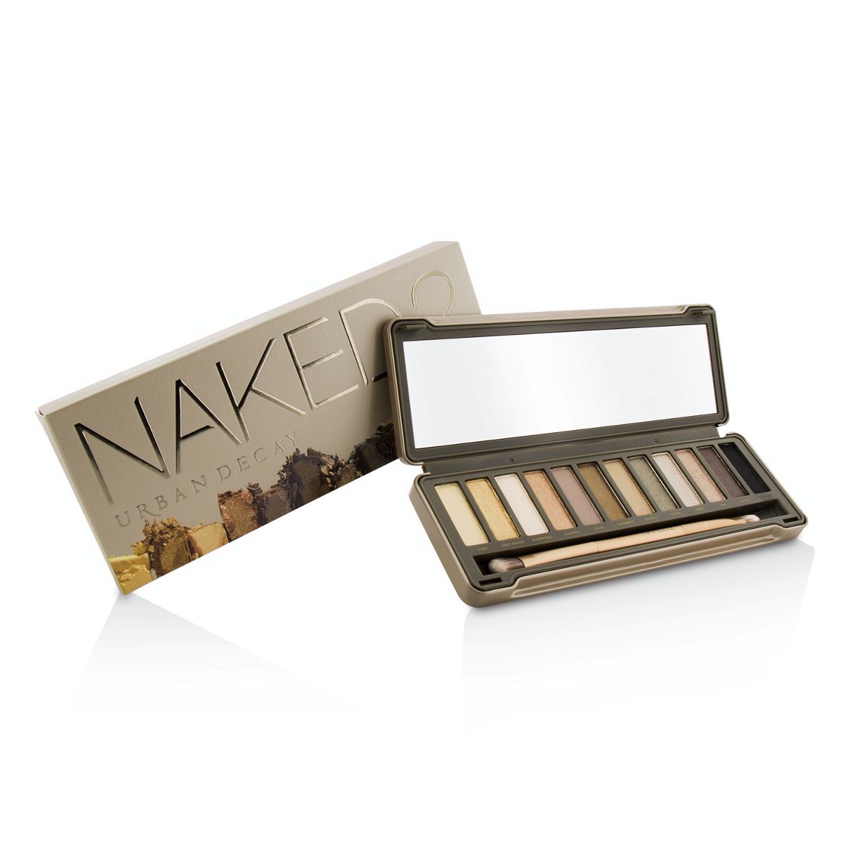 Naked 2 Eyeshadow Palette: 12x Eyeshadow 1x Doubled Ended Shadow/Blending Brush Urban Decay Image