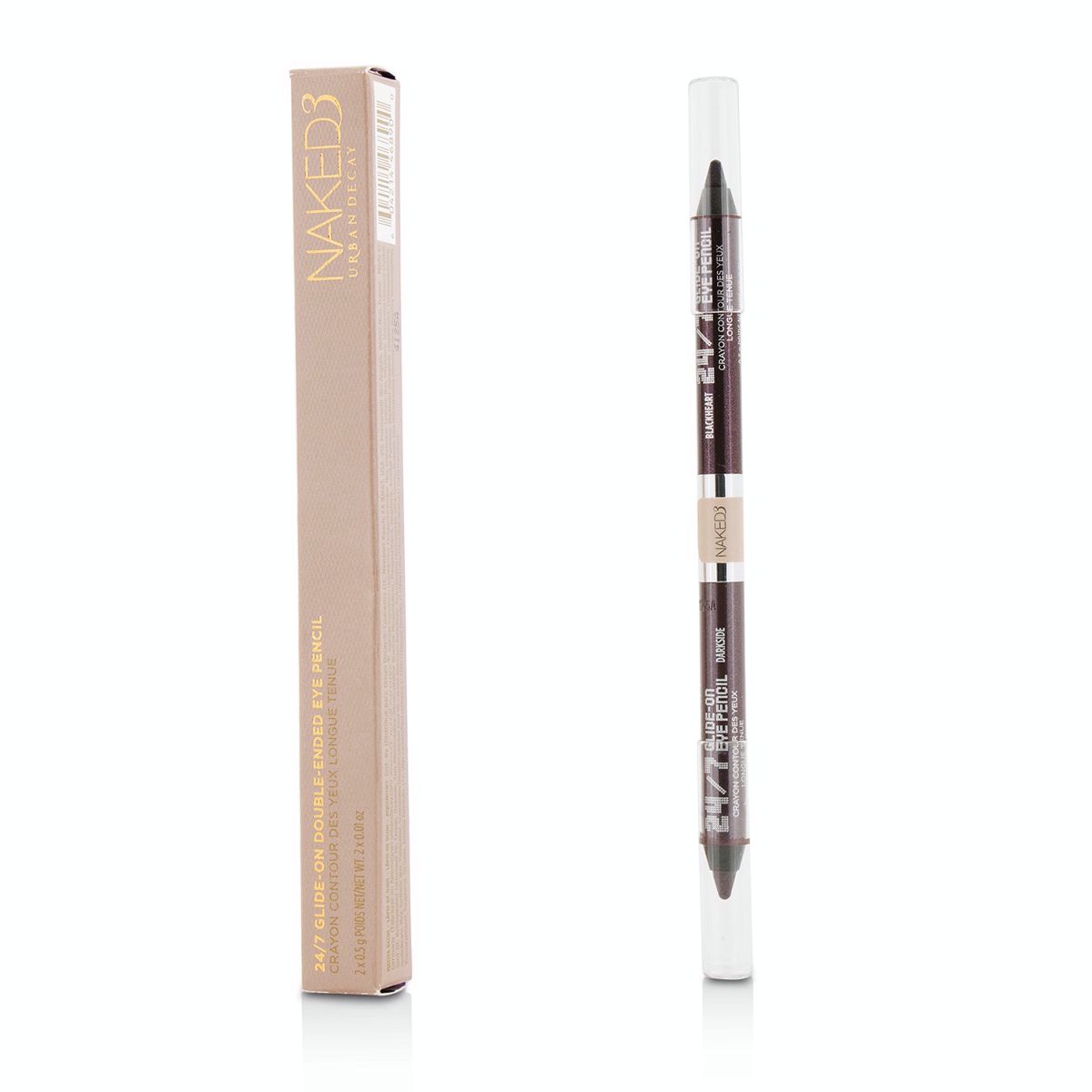 24/7 Glide On Double Ended Eye Pencil - Naked 3 (Darkside/Blackheart) Urban Decay Image
