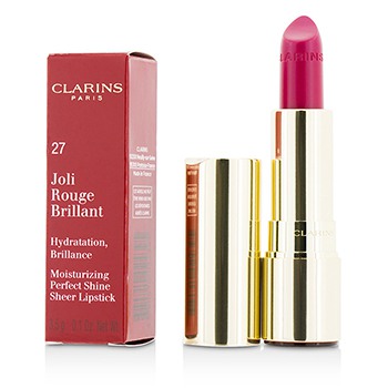Joli Rouge Brillant (Moisturizing Perfect Shine Sheer Lipstick) - # 27 Hot Fuchsia Clarins Image