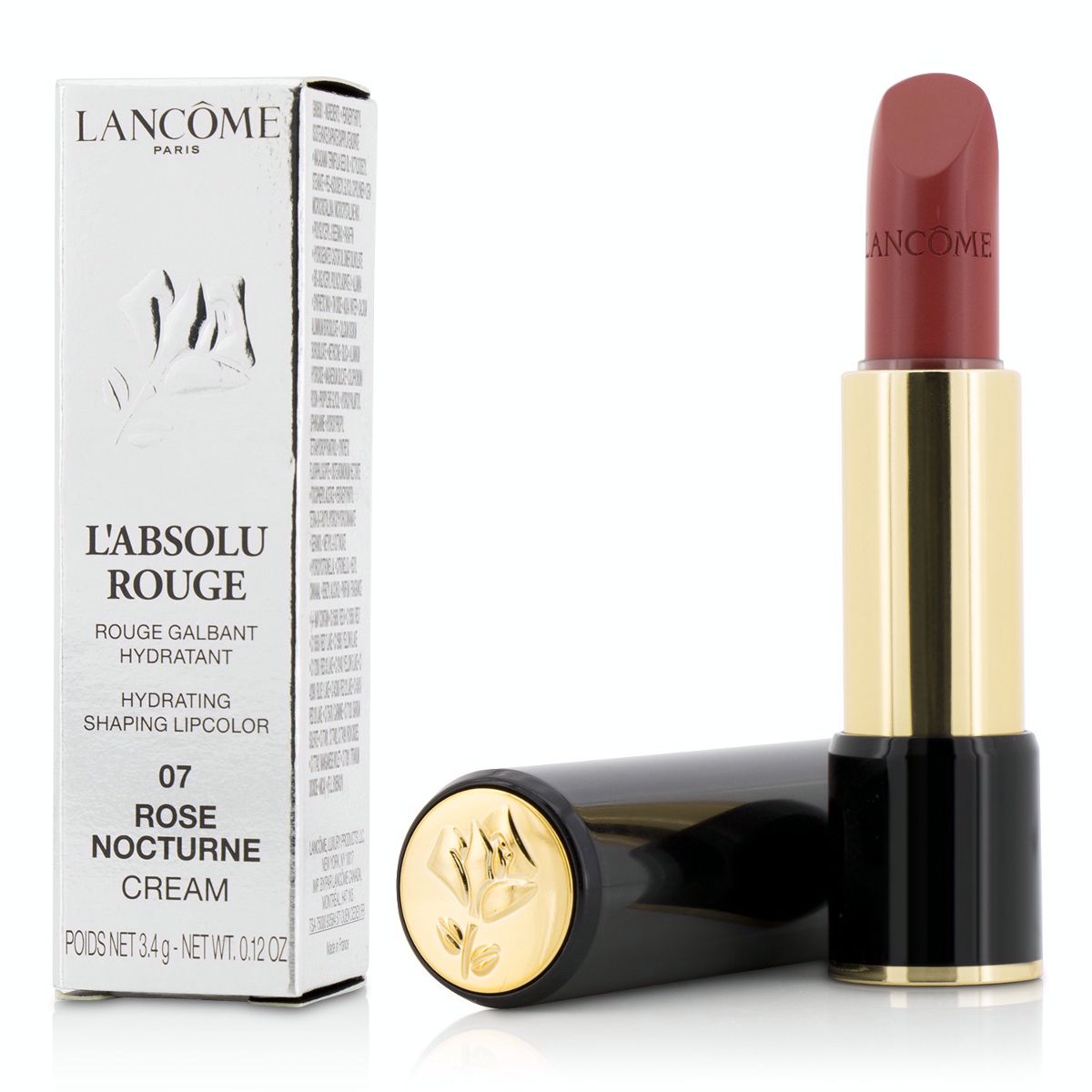 L Absolu Rouge Hydrating Shaping Lipcolor - # 07 Rose Nocturne (Cream) Lancome Image